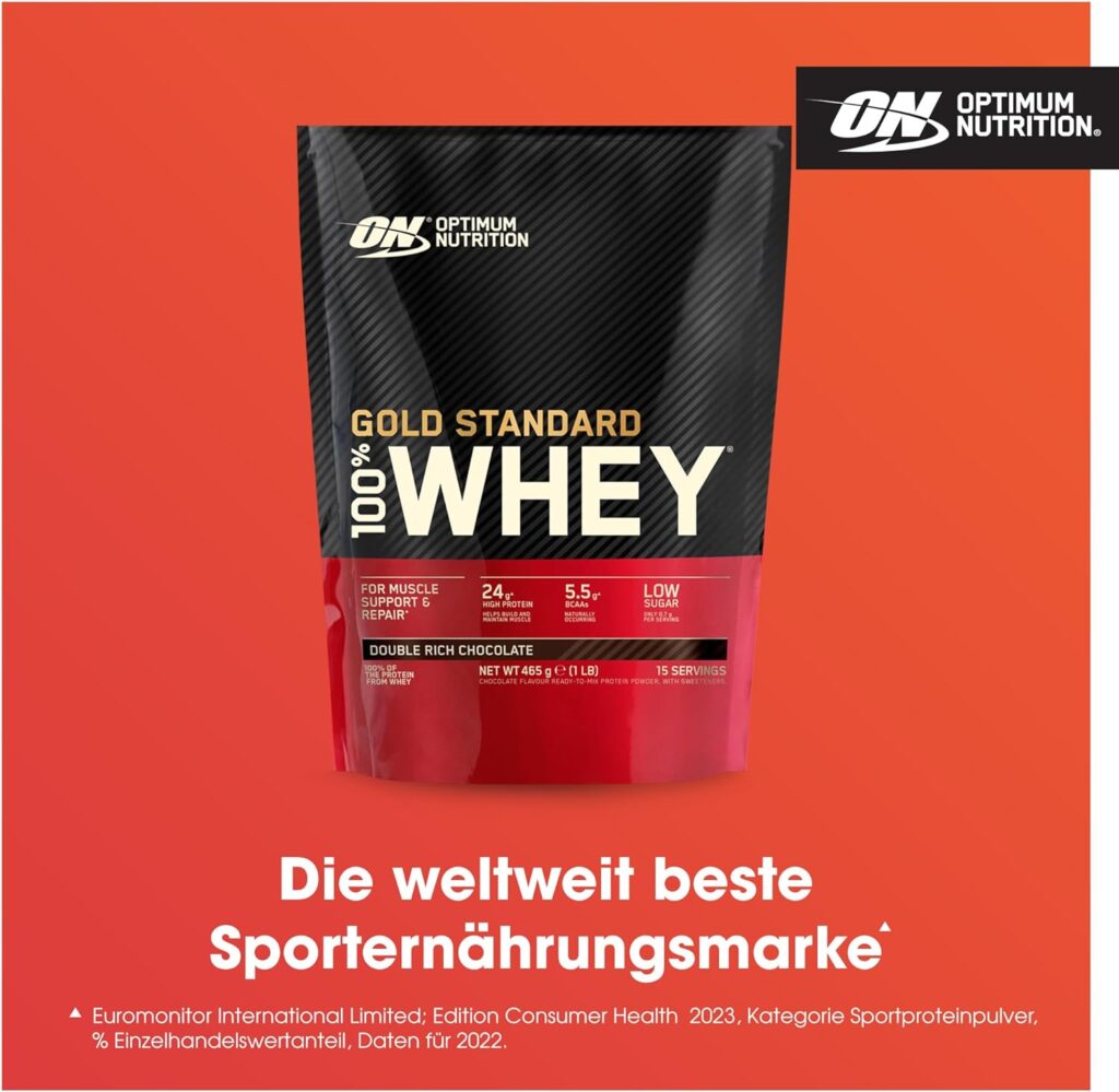 Optimum Nutrition Gold Standard 100% Whey Protein Powder, Vanilla Ice Cream, 10 Pound (Packaging May Vary)
