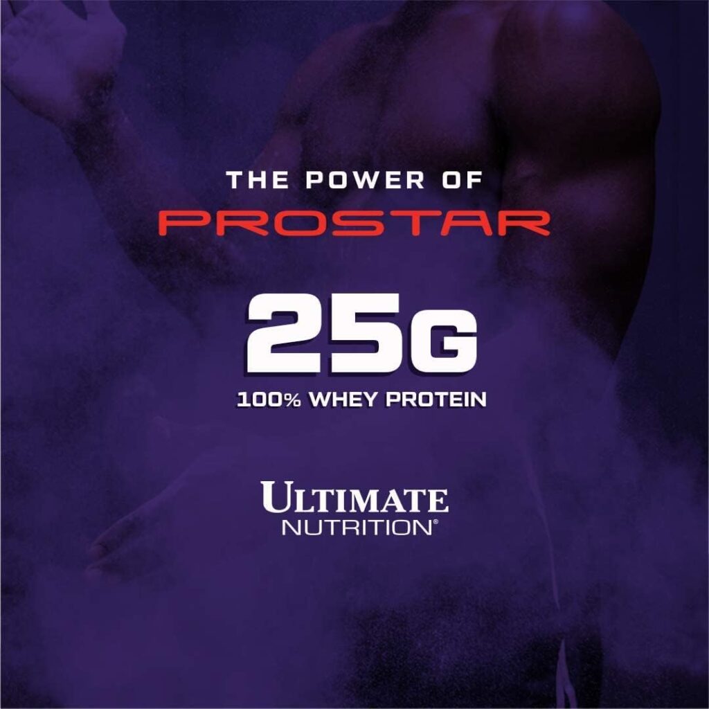 Ultimate Nutrition Prostar Whey Protein Powder Blend of Whey Concentrate Isolate and Peptides – Low Carb, Keto Friendly, 25 Grams of Protein - 150 Servings, Cookies N Cream, 10 Pounds